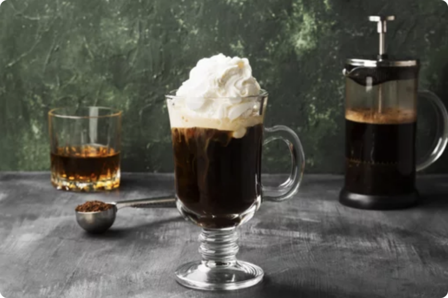 preparar café irlandés en casa