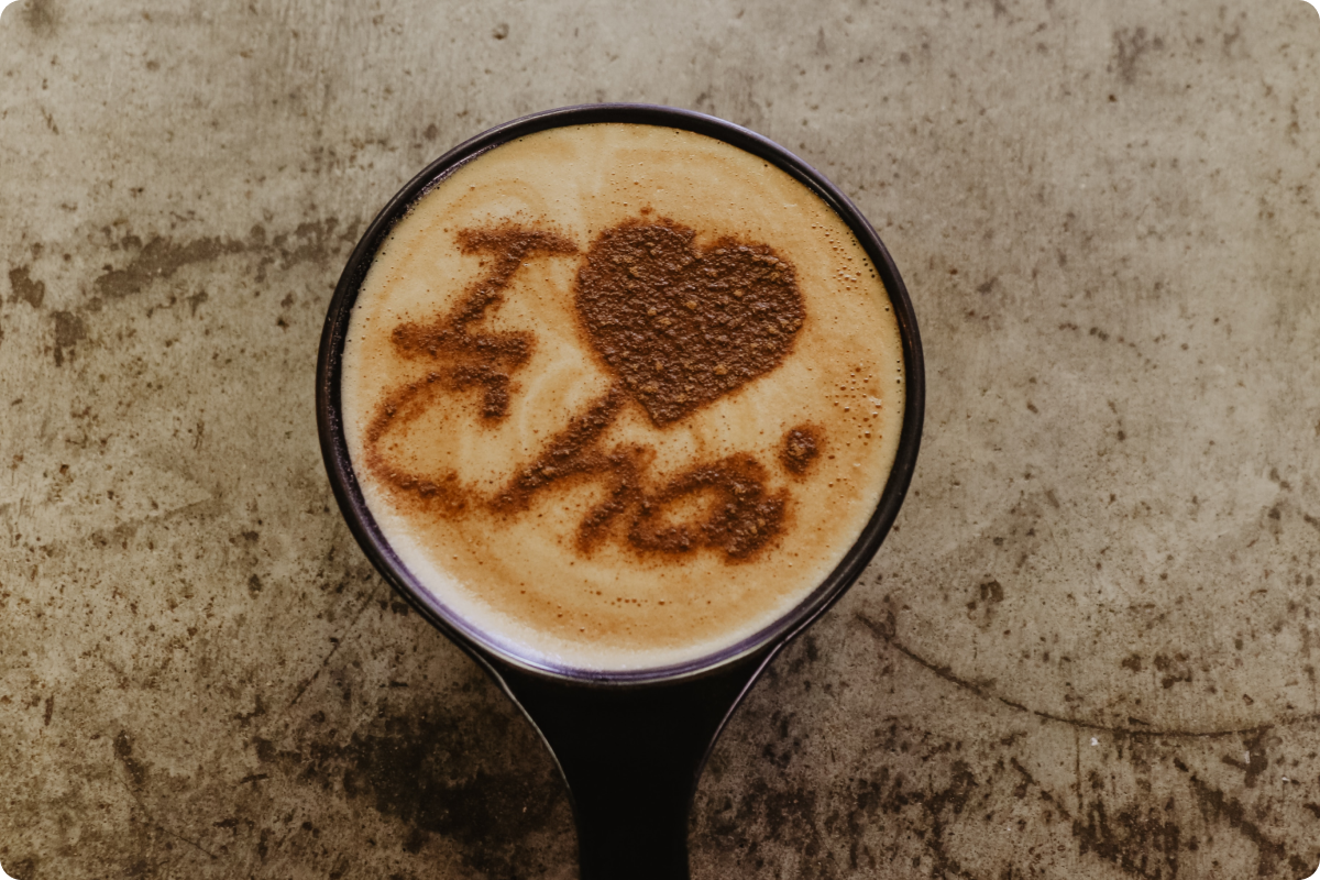 receta del Dirty Chai Latte