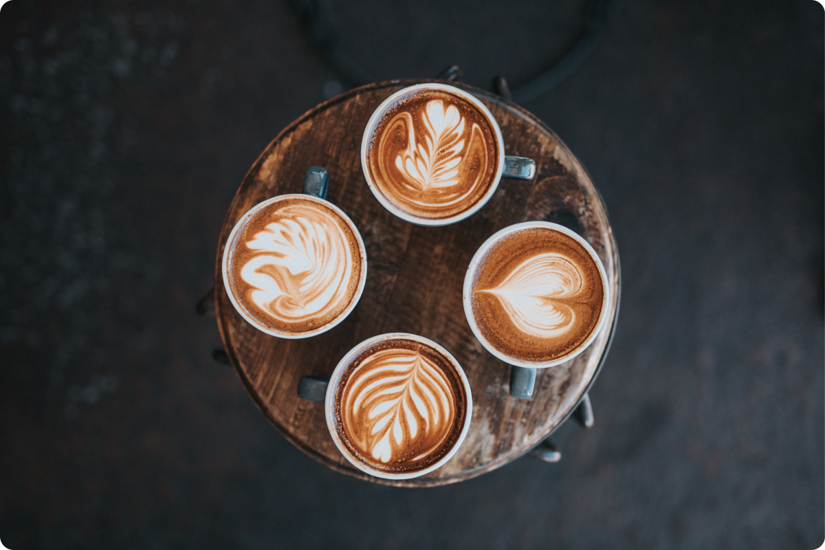 Preparar café latte en casa