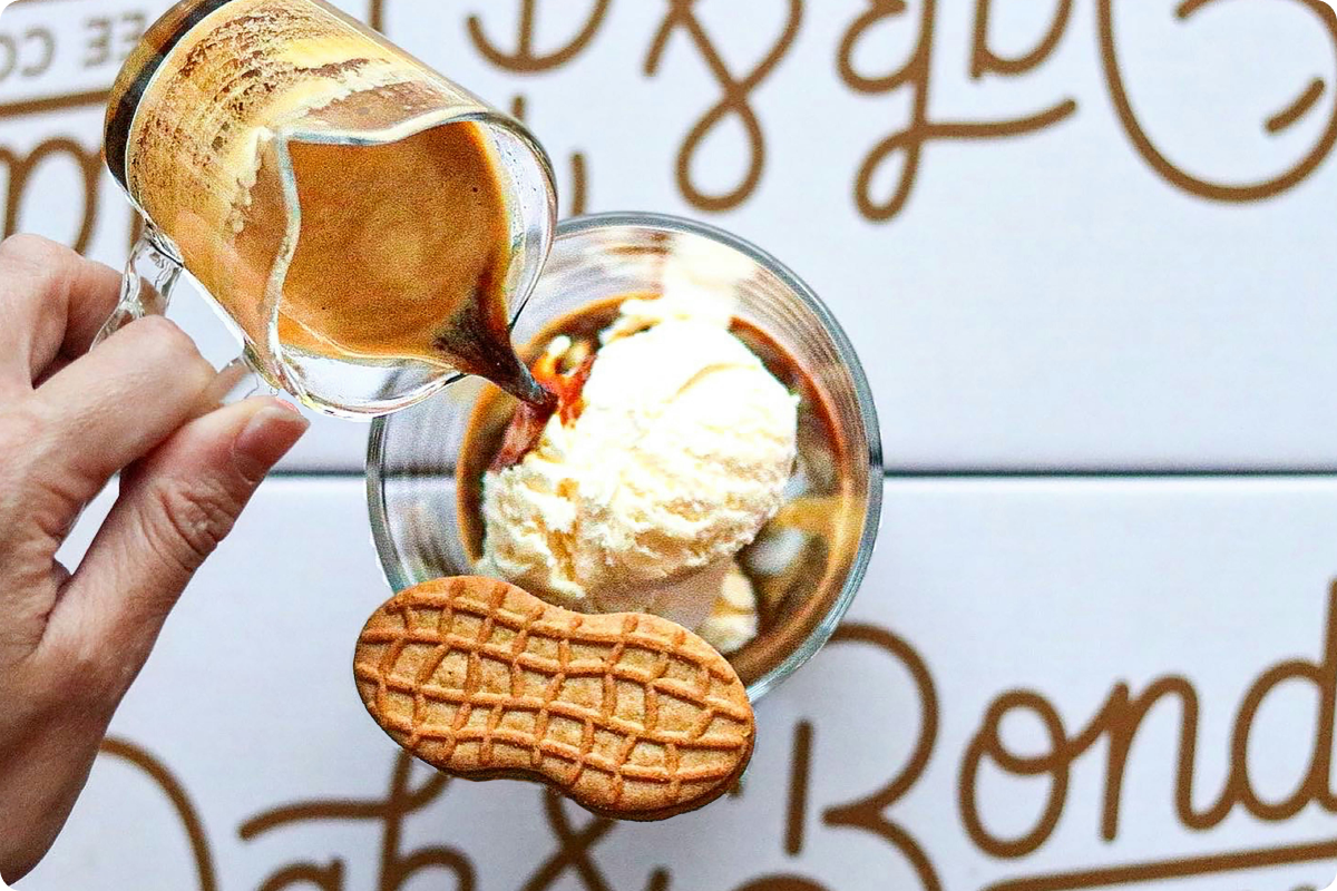 Postres fríos con café
