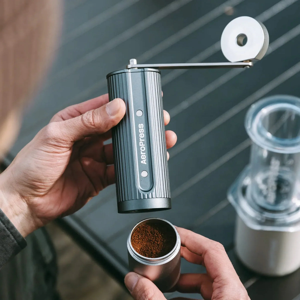 Aeropress Molinillo Manual
