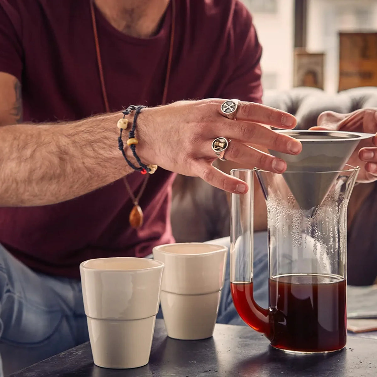 E&B Glass Carafe