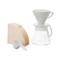 Kit Hario V60 02 Ceramica Blanca