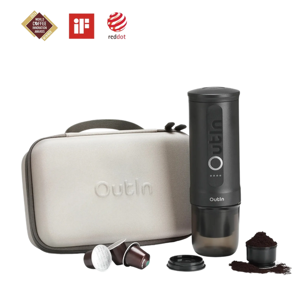 Outin Nano Espresso Gift Set – Space Grey
