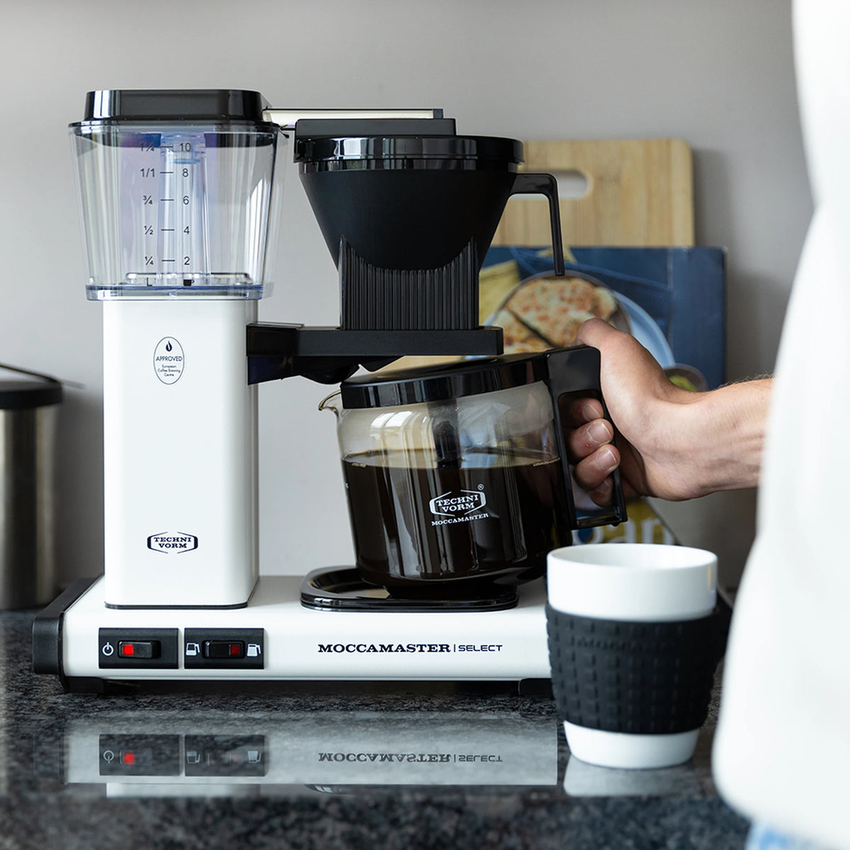 Moccamaster KBG Select Blanco mate