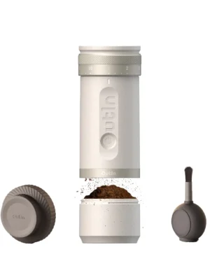 Outin Fino Molinillo de Café Eléctrico Portátil Blanco