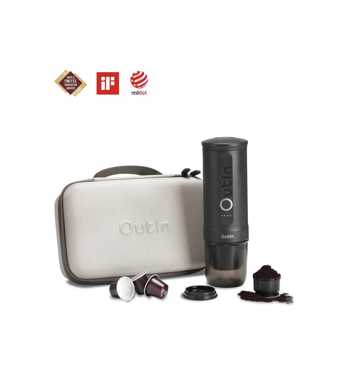 Outin Set de regalo Nano Espresso Gris Espacial
