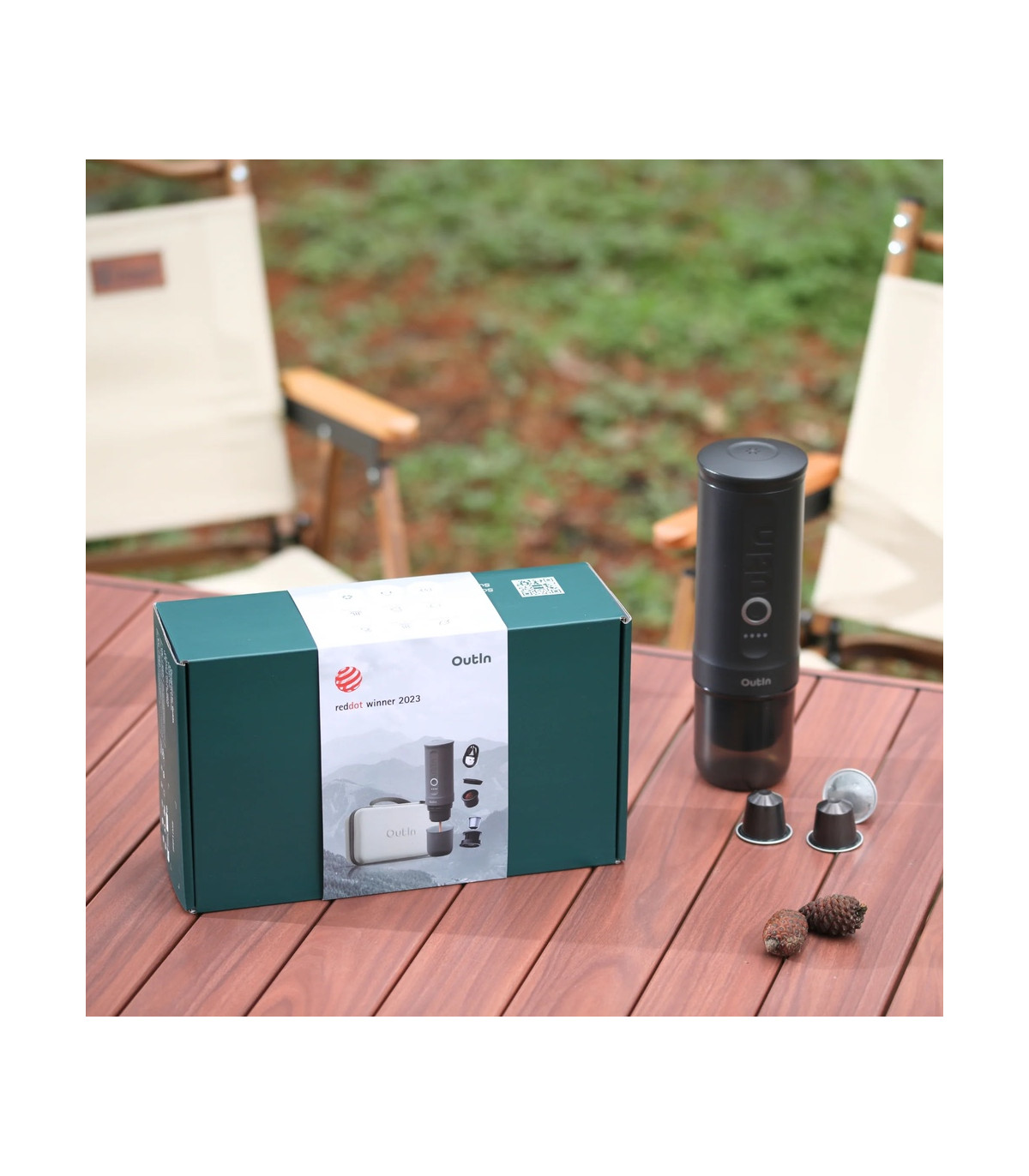 Outin Set de regalo Nano Espresso Gris Espacial - Imatge 4