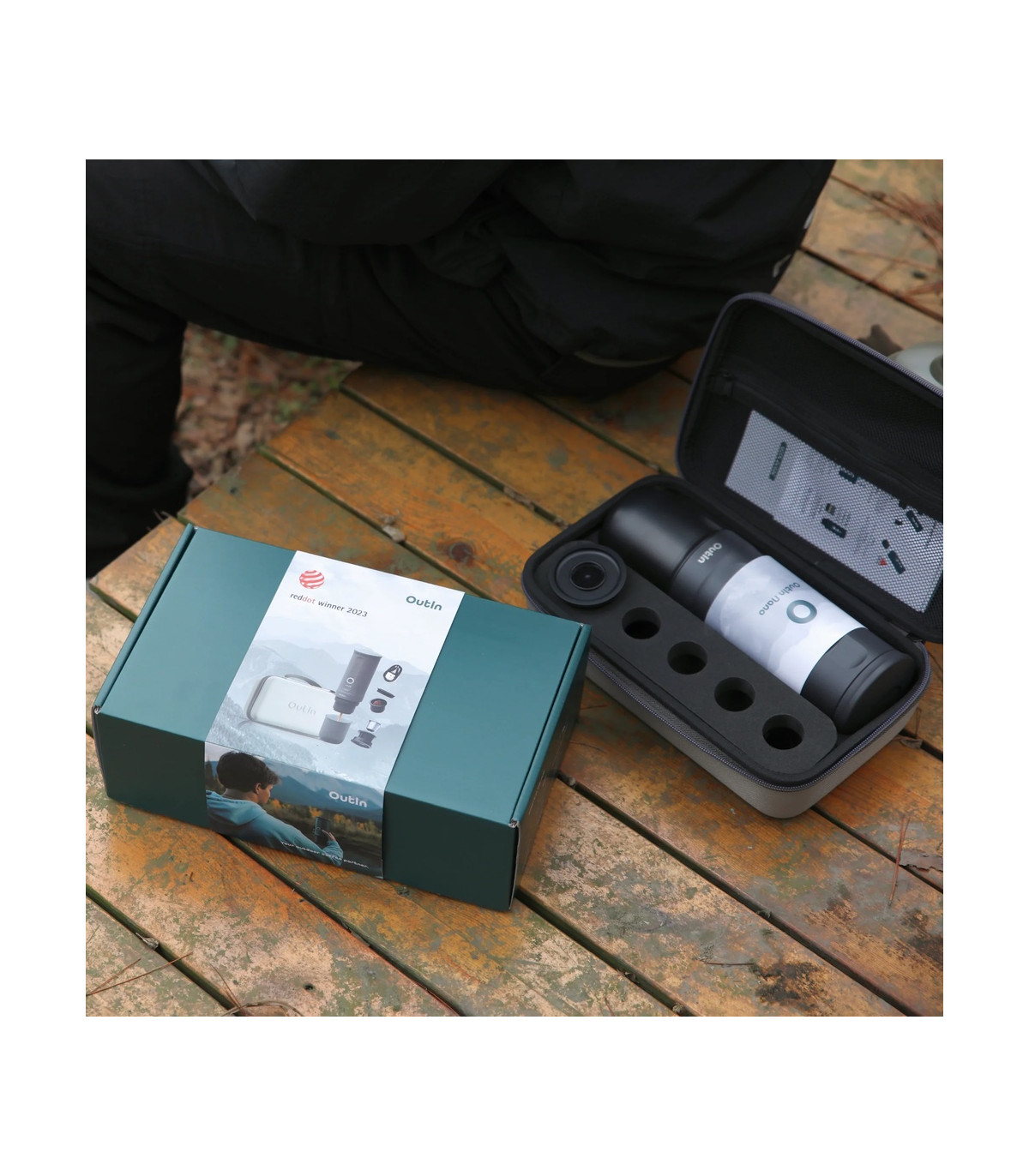 Outin Set de regalo Nano Espresso Gris Espacial - Imatge 5