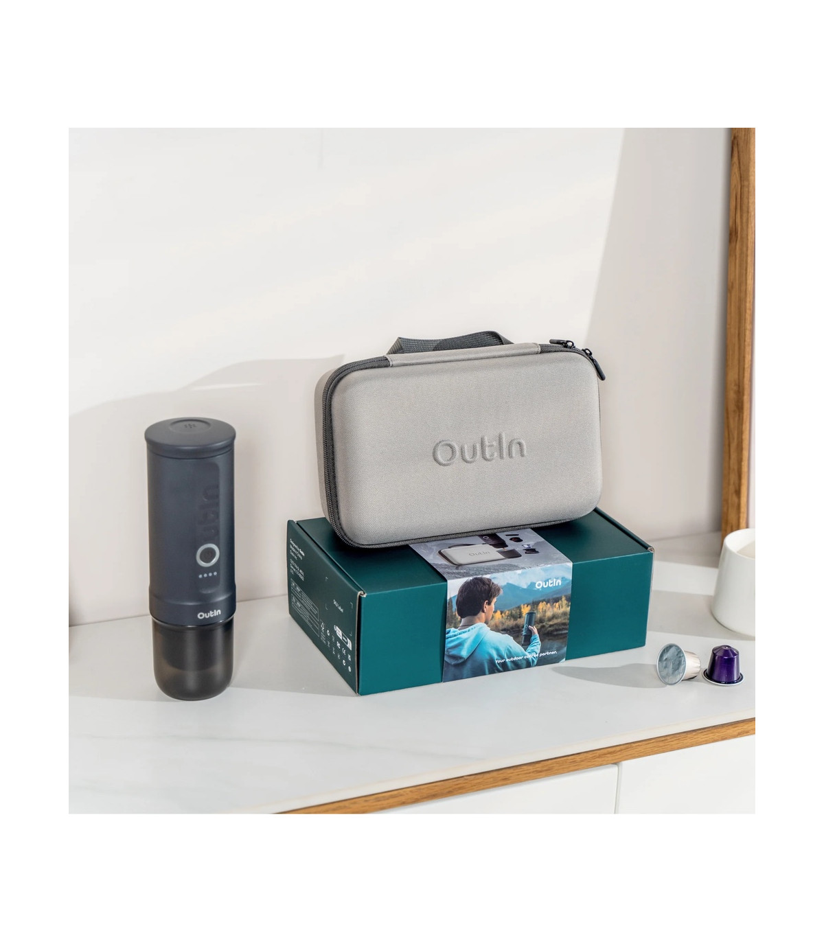 Outin Set de regalo Nano Espresso Gris Espacial - Imatge 6